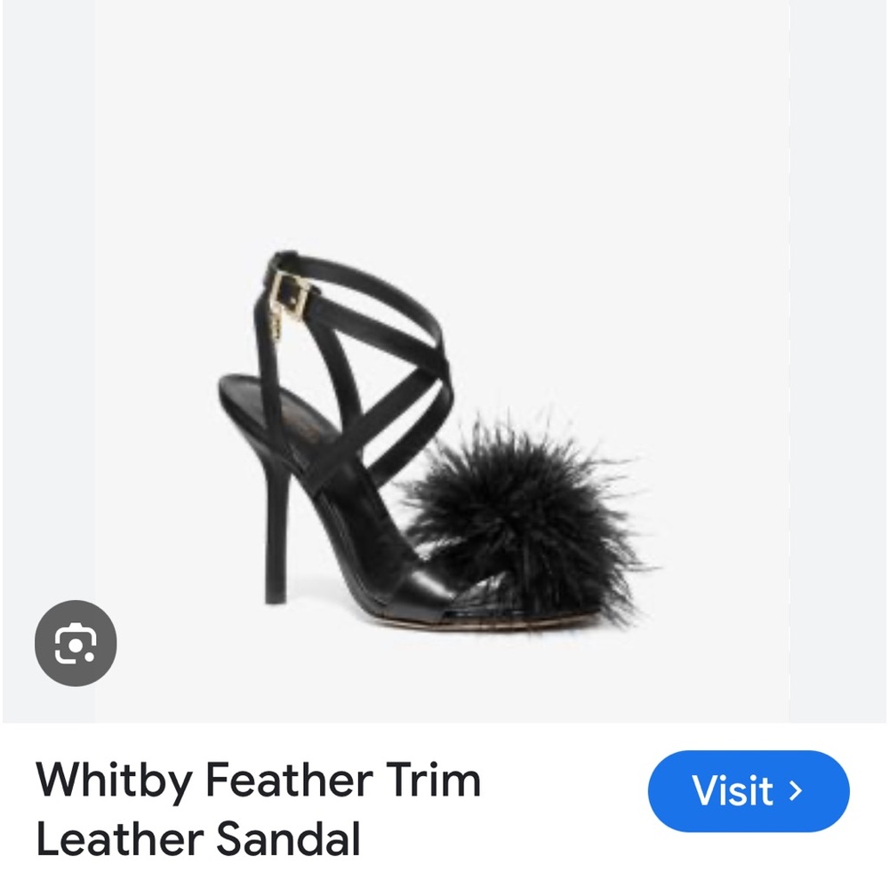 Michael Kors BNIB 7.5 and a size 8 Whitby Leather/Ostrich feather sandals.